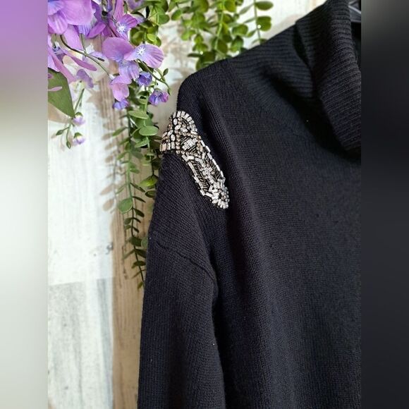 NWT The Kooples Knit and Jewels Sweater - Picture 3 of 10